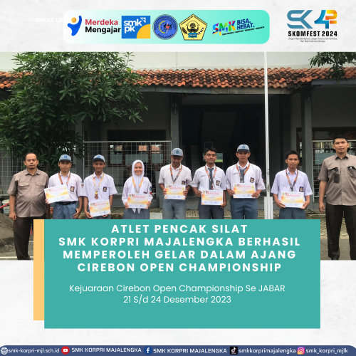 SMK KORPRI Majalengka berhasil meraih prestasi pada Kejuaraan Pencak Silat